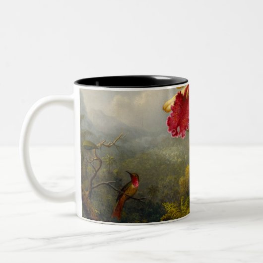 Tasse 2 Couleurs Orchidées et colibri Heade (Gauche)