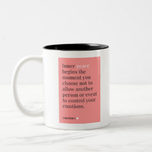 Tasse 2 Couleurs Ordinateur portable Enneagram 9