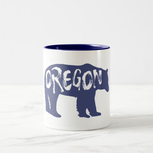 Tasse 2 Couleurs Oregon Bear (Centre)