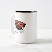 Tasse 2 Couleurs Oregon State Beavers | Tête de castor (Devant gauche)