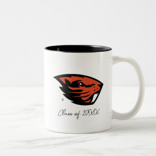 Tasse 2 Couleurs Oregon State Beavers Tête de castor