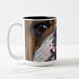 Tasse 2 Couleurs Oreillers à lancer de Bulldog anglais