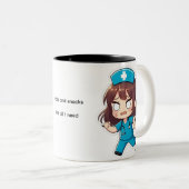 Tasse 2 Couleurs Original Chibi Nurse - The Hectic Shift (Devant droit)
