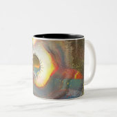 Tasse 2 Couleurs Original spin art (Devant droit)