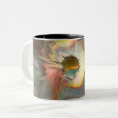 Tasse 2 Couleurs Original spin art (Devant gauche)