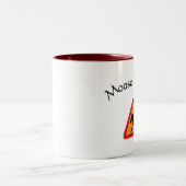 Tasse 2 Couleurs Orignaux croisant #2 (Centre)