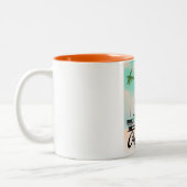 Tasse 2 Couleurs Orlando Dusk Florida affiche voyage (Gauche)