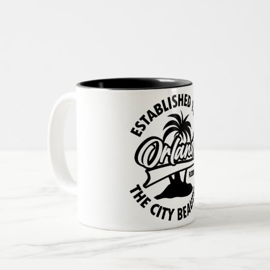 Tasse 2 Couleurs Orlando, Floride (Devant gauche)