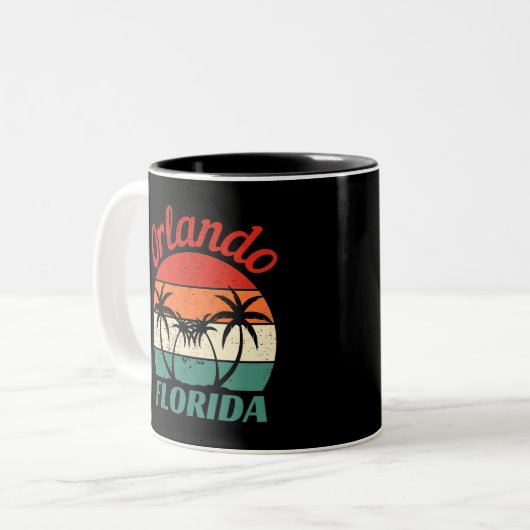 Tasse 2 Couleurs Orlando Floride (Devant gauche)