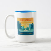 Tasse 2 Couleurs Orlando Floride (Gauche)