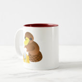 Tasse 2 Couleurs Ornithorynque de MAMANS (Devant gauche)