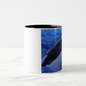 Tasse 2 Couleurs orque. Épaulard (Centre)