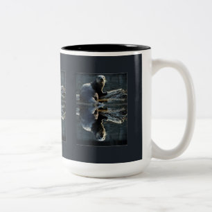Tasse 2 Couleurs Otter Beauty Wild Otter Photographie