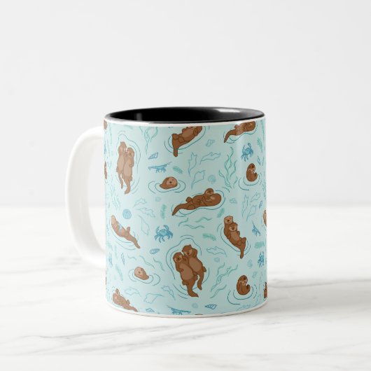 Tasse 2 Couleurs Otter fun light (Devant gauche)