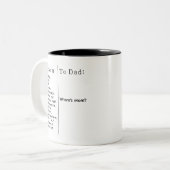 Tasse 2 Couleurs Où est maman ? Parent drôle (Devant gauche)