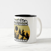 Tasse 2 Couleurs Ouachita Forêt Nationale Arkansas (Devant droit)