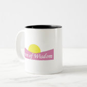 Tasse 2 Couleurs OUAH ! Logo Femmes de sagesse (Devant gauche)