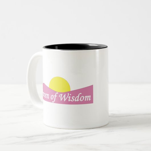 Tasse 2 Couleurs OUAH ! Logo Femmes de sagesse (Devant gauche)