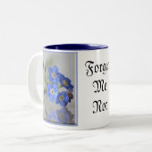 Tasse 2 Couleurs Oubliez-moi pas (Devant gauche)