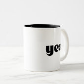 Tasse 2 Couleurs Oui (Devant droit)