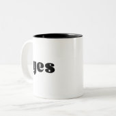 Tasse 2 Couleurs Oui (Devant gauche)