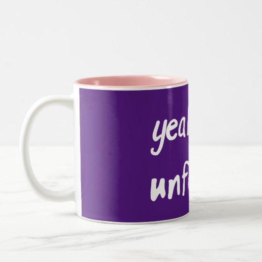 Tasse 2 Couleurs Oui Annuler (Gauche)