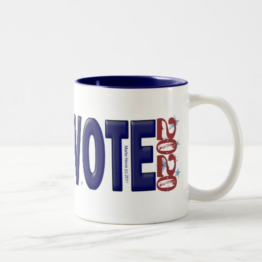 Tasse 2 Couleurs Oui, nous pouvons faire mieux : Vote 2020 (Droit)