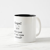 Tasse 2 Couleurs Oups ! (Devant droit)