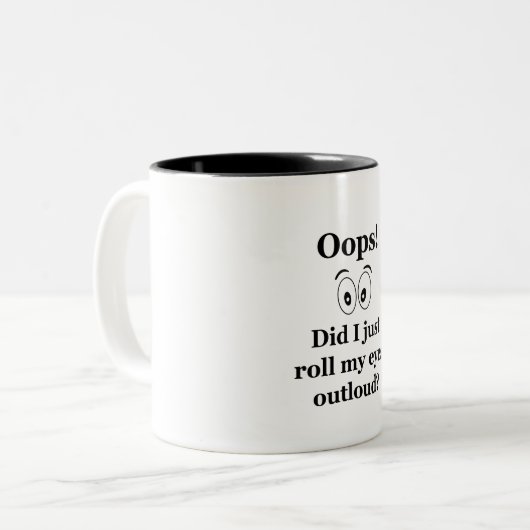 Tasse 2 Couleurs Oups ! (Devant gauche)