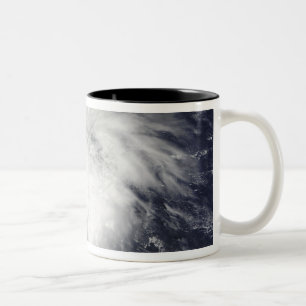 Tasse 2 Couleurs Ouragan Tomas au-dessus des Antilles