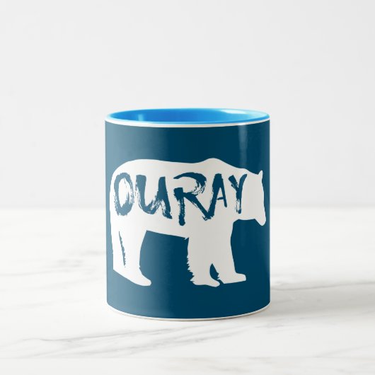 Tasse 2 Couleurs Ouray Bear (Centre)