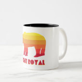 Tasse 2 Couleurs Ours arc-en-ciel avant Royal Virginia (Devant droit)