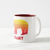 Tasse 2 Couleurs Ours arc-en-ciel de Granby Colorado (Devant droit)