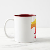 Tasse 2 Couleurs Ours arc-en-ciel de Granby Colorado (Gauche)