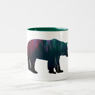 Tasse 2 Couleurs Ours auriculaire nord