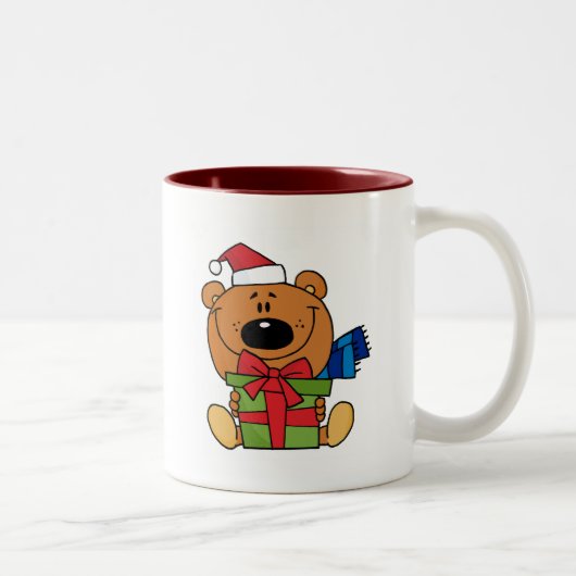 Tasse 2 Couleurs Ours avec cadeau T-shirts et cadeaux de vacances (Droit)