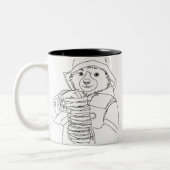 Tasse 2 Couleurs Ours avec sandwichs (Gauche)