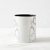 Tasse 2 Couleurs Ours avec sandwichs (Centre)