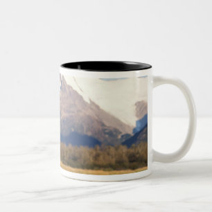 Tasse 2 Couleurs ours brun, Ursus arctos, grizzly, Ursus