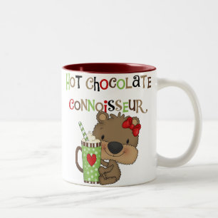 Tasse 2 Couleurs Ours chaud de fille de ChocolateConoisseur