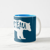 Tasse 2 Couleurs Ours Choteau Montana (Devant droit)