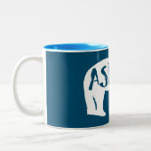 Tasse 2 Couleurs Ours d'Aspen Colorado (Gauche)