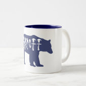 Tasse 2 Couleurs Ours de Banff (Devant droit)