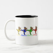 Tasse 2 Couleurs Ours de danse (Gauche)