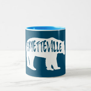 Tasse 2 Couleurs Ours de Fayetteville Arkansas