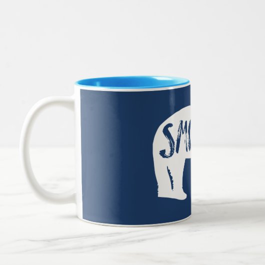 Tasse 2 Couleurs Ours de fumée (Gauche)