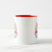 Tasse 2 Couleurs Ours de la Saint-Valentin (Centre)