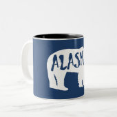 Tasse 2 Couleurs Ours de l'Alaska (Devant gauche)