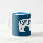 Tasse 2 Couleurs Ours de l'Oregon d'Ashland (Devant gauche)