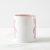 Tasse 2 Couleurs Ours de nounours rose (Centre)
